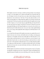 LA01 077 các điều kiện kinh tế vĩ mô và tốc độ điều chỉnh cấu trúc vốn – bằng chứng ở việt nam 