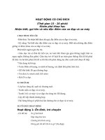 CHỦ đề HOẠT ĐỘNG có CHỦ ĐÍCH