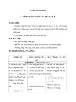 Giáo án Đại số 8 chương 2 bài 2: Tính chất cơ bản của phân thức