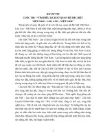 bai du thi viet ve moi quan he Viet Lao