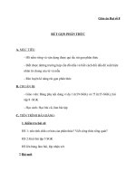 Giáo án Đại số 8 chương 2 bài 3: Rút gọn phân thức