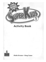 SUPER KIDS 1 NEW EDITIONS ACTIVITY BOOK