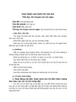 HOẠT ĐỘNG làm QUEN với văn học