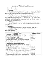 DẠY TRẺ kỹ NĂNG bảo vệ môi TRƯỜNG