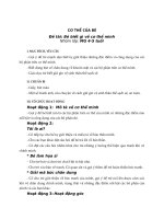 CHỦ đề cơ THỂ của bé