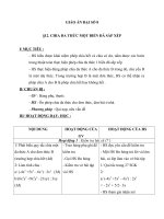 Giáo án Đại số 8 chương 1 bài 12: Chia đa thức một biến đã sắp xếp