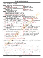 Trắc nghiệm lý thuyết chủ đề 1 dao động điều hòa 