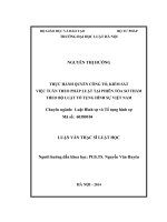 Thực hành quyền công tố, kiểm sát việc tuân theo pháp luật tại phiên tòa sơ thẩm theo bộ luật tố tụng hình sự việt nam  