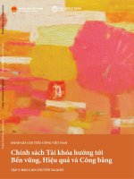 Vietnam public expenditure review (vol  4)  tập 2 báo cáo chuyên ngành (vietnamese) 