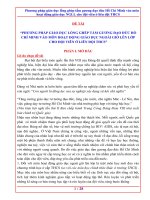 SKKN PHƯƠNG PHÁP GIÁO DỤC LỒNG GHÉP TẤM GƯƠNG ĐẠO ĐỨC HỒ CHÍ MINH VÀO HOẠT ĐỘNG GIÁO DỤC NGOÀI GIỜ LÊN LỚP CHO ĐỘI VIÊN