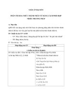 Giáo án Đại số 8 chương 1 bài 9: Phân tích đa thức thành nhân tử bằng cách phối hợp nhiều phương pháp