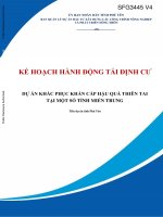 Kế hoạch hành động tái định cư (vietnamese) 