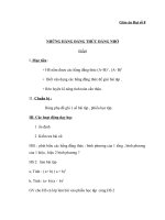 Giáo án Đại số 8 chương 1 bài 4: Những hằng đẳng thức đáng nhớ (tiếp)