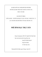 BÀI THUYẾT TRÌNH PHÊ BÌNH HẬU THỰC DÂN