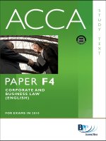 ACCA f4 BPP study text 2010 