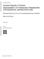 Assessment of the financing framework for municipal infrastructure in vietnam 