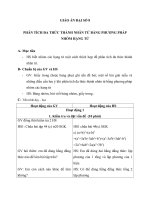 Giáo án Đại số 8 chương 1 bài 8: Phân tích đa thức thành nhân tử bằng phương pháp nhóm hạng tử