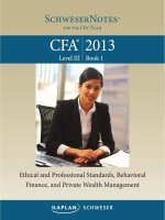 CFA level 3 study note book1 2013 
