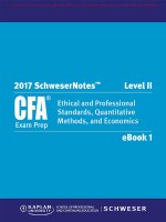 CFA 2017 level 2 schweser notes book 1