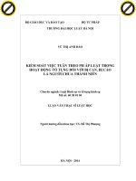 Kiểm sát việc tuân theo pháp luật trong hoạt động tố tụng đối với bị can, bị cáo là người chưa thành niên  