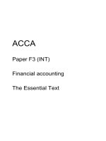 ACCA f3 KAPLAN ESSENTIAL TEXT