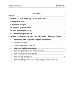 Đồ án tính toán thiết kế hệ thống xử lý chất thải rắn