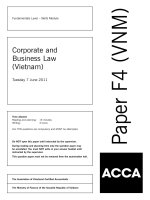 ACCA f4 corporate and business law vietnam 2011 jun q 