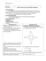 Giáo án Hình học 8 chương 4 bài 8: Diện tích xung quanh của hình chóp đều
