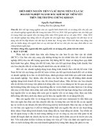 DIỄN BIẾN NGUỒN TIỀN và sử DỤNG TIỀN của các DOANH NGHIỆP NGÀNH dầu KHÍ được NIÊM yết TRÊN THỊ TRƯỜNG CHỨNG KHOÁN (tt) 