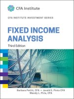 Fixed income analysis third edition 