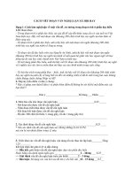 CÁCH VIẾT đoạn văn NGHỊ LUẬN xã hội HAY