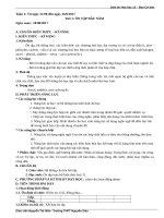 GIÁO ÁN HÓA HỌC ĐẦY ĐỦ THEO TỪNG TUẦN