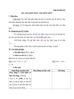 Giáo án Đại số 8 chương 1 bài 10: Chia đơn thức cho đơn thức