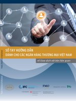 Sổ tay hướng dẫn dành cho các ngân hàng thương mại việt nam (vietnamese) 