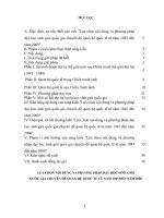 SK lựa chọn nội dung và phương pháp dạy học sinh giỏi quốc gia chuyên đề quan hệ quốc tế từ năm 1945 đến năm 2000 