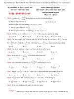 ĐỀ THI THỬ THPT QUỐC GIA  2018 VA DAP AN  viet duc ha noi 2018 giai chi tiet id file 509