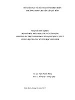 SK một số bài toán đặc sắc về xây dựng các bài toán thực hành đo các đại lượng vật lý chuẩn bị cho các kỳ thi học sinh giỏi 