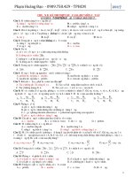 CÂU HỎI LÝ THUYẾT VẬT LÝ HẠT NHÂN 12 CÓ ĐÁP ÁN