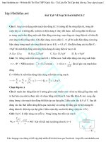 TUYỂN TẬP ĐỀ THI THỬ THPT QUỐC GIA MÔN LÝ  CÓ ĐÁP ÁN