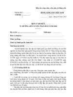 BẢN CAM KẾT TU DƯỠNG, RÈN LUYỆN, PHẤN ĐẤU NĂM 2018