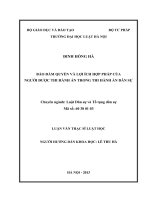 Bảo đảm quyền và lợi ích hợp pháp của người được thi hành án trong thi hành án dân sự 