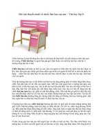 Bài văn thuyết minh về chiếc bàn học của em hay nhất 