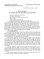 ban cam ket dang bảng cam kết đảng