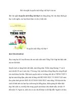 Bài văn ngắn tả quyển sách tiếng việt lớp 4 của em