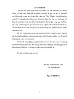 Luận văn chính sách trợ giúp với người cao tuổi