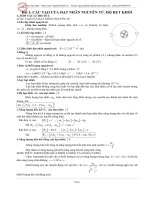 LÝ THUYẾT VÀ BÀI TẬP VẬT LÝ HẠT NHÂN VẬT LÝ LỚP 12