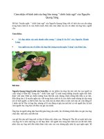 Cảm nhận về hình ảnh của ông sáu trong chiếc lược ngà của nguyễn quang sáng