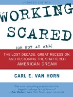 Horn   working scared, or not at all; the lost decade, great recession, and restoring the shattered american dream (2014) 