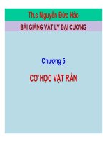vật lý đại cương  cơ học vật rắn