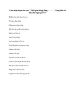 Cảm nhận đoạn thơ về ngày giỗ tổ